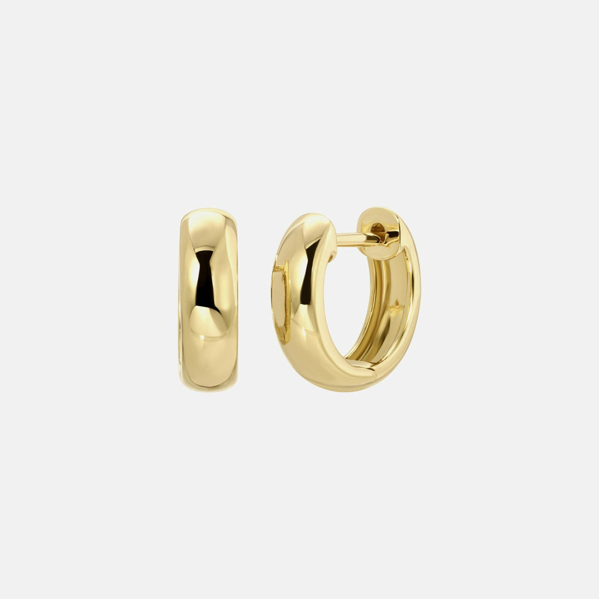 Isa Grutman Mini Huggie Hoops 14K Gold - Yellow Gold | Kith