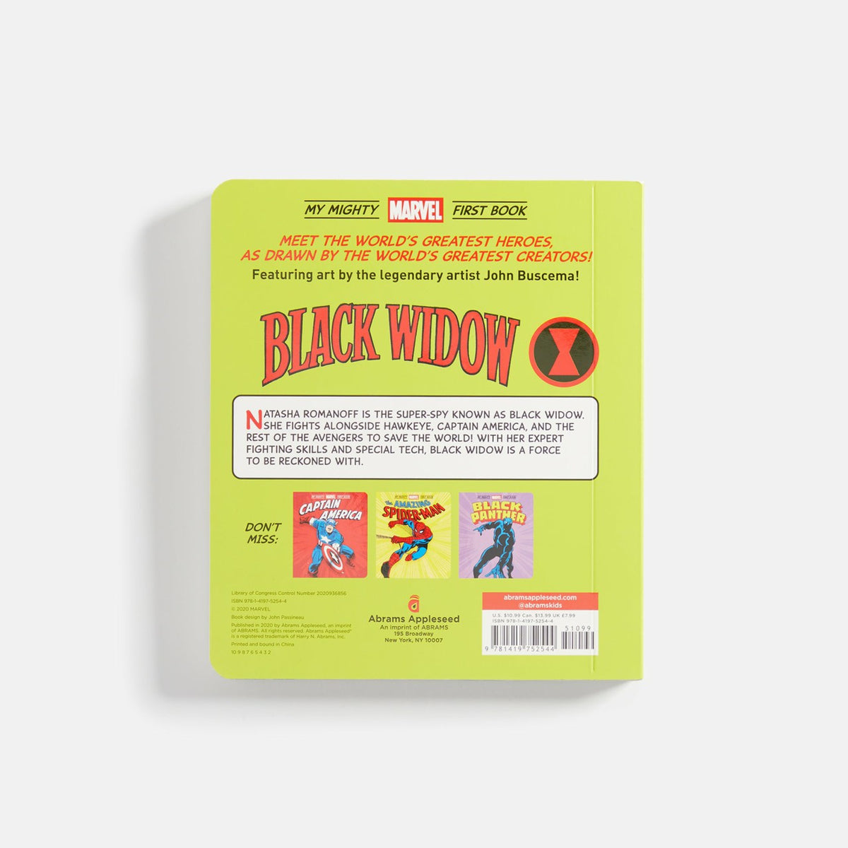 Abrams Black Widow: My Mighty Marvel First Book | Kith