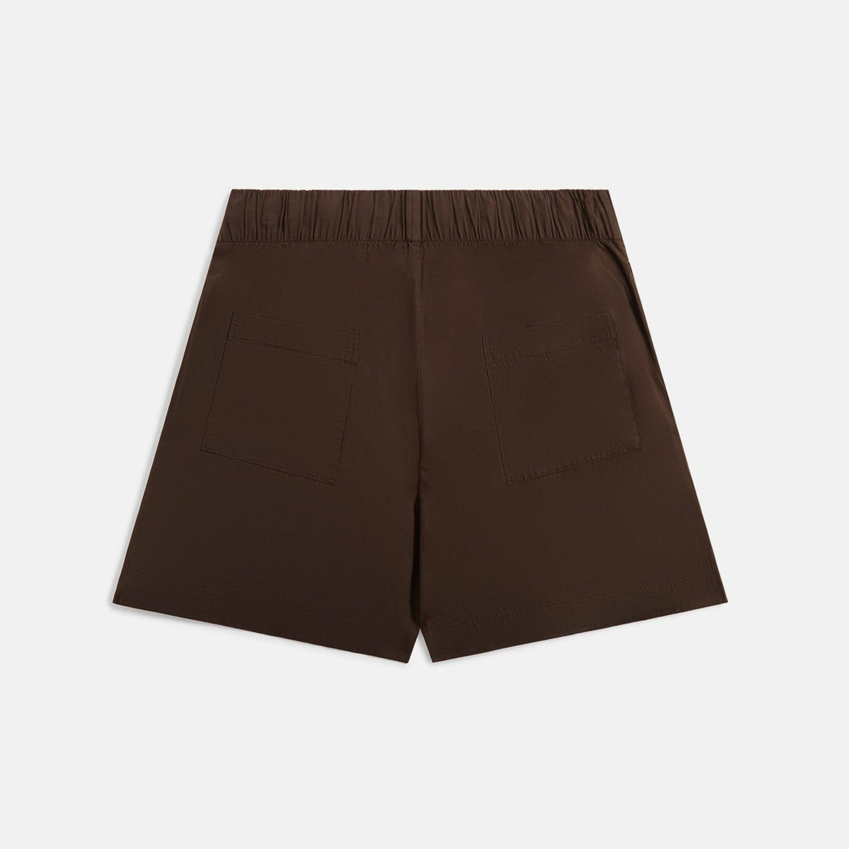 Tekla Poplin Pajama Shorts - Coffee | Kith