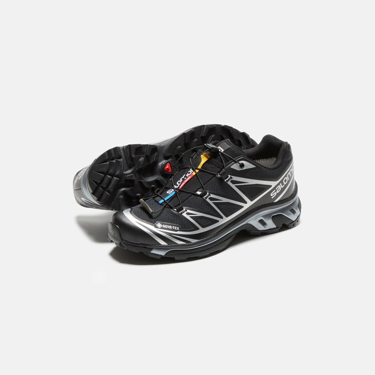 Salomon XT-6 GTX - Black / Black / Silver | Kith