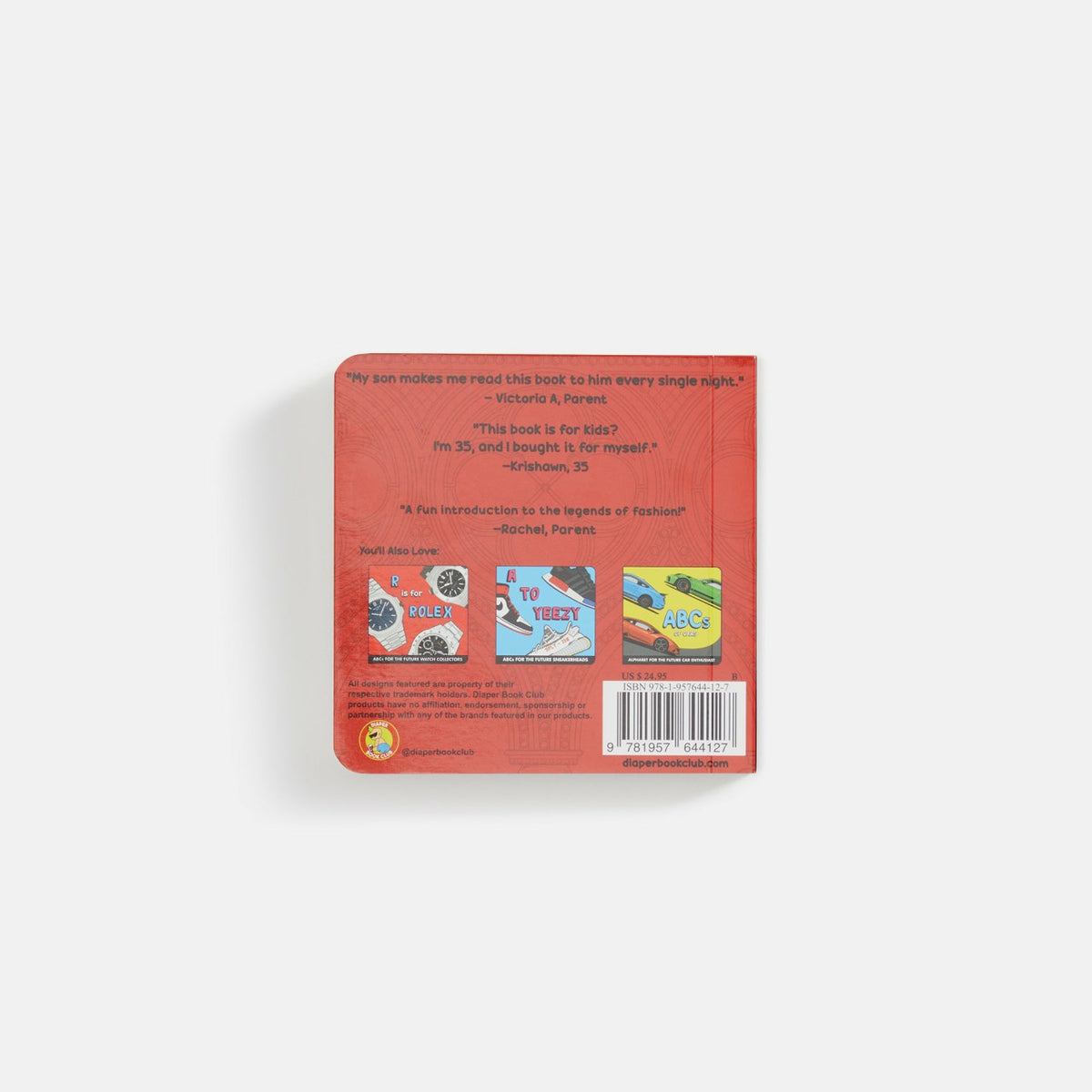 Diaper Book Club ABCs of Fashion - Alphabet for the Future Fashion | Kith