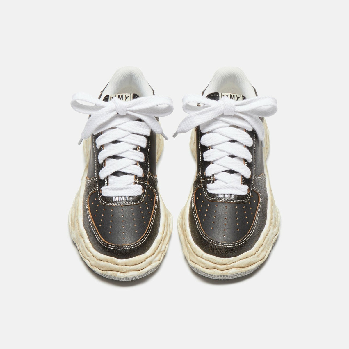 Mihara Yasuhiro Wayne - Cracking Leather / Black | Kith