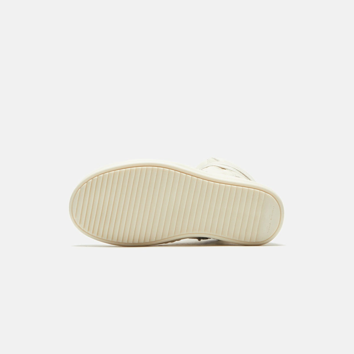 Rick Owens Kids Geobasket - Milk / Milk / Milk Scarpe in Pelle | Kith