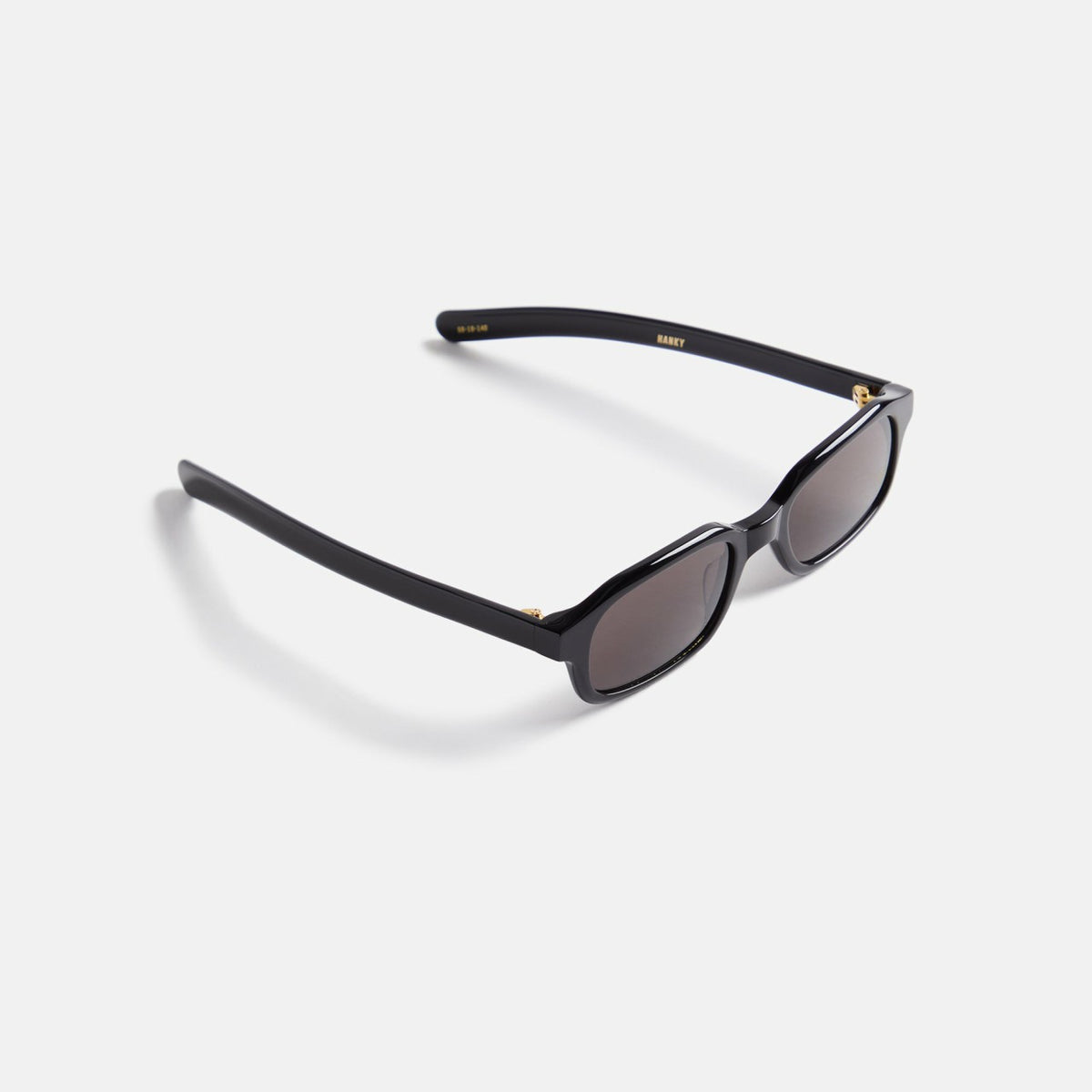 Flatlist Hanky Sunglasses - Solid Black / Solid Black Lens | Kith