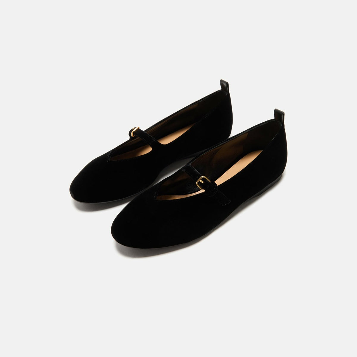 JW Anderson Velvet Ballerina - Black | Kith