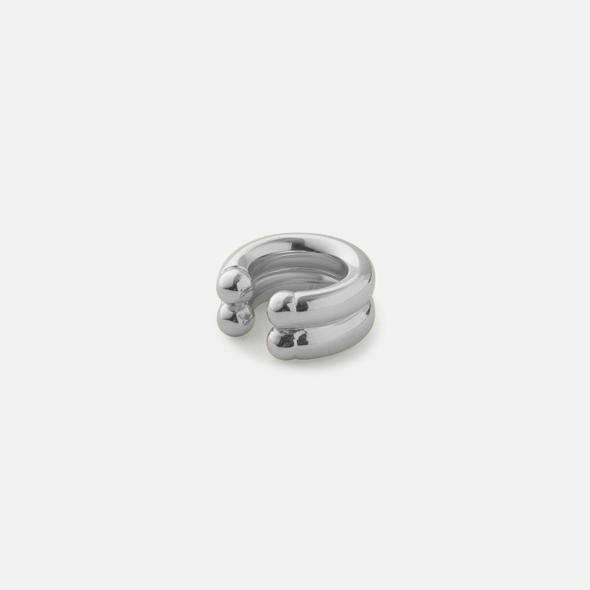 Eliou Double Regina Ear Cuff - Silver | Kith