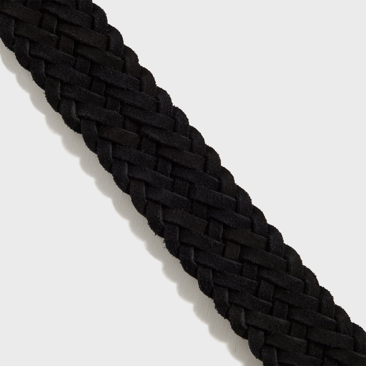 Anderson's Suede Woven Belt - Black | Kith