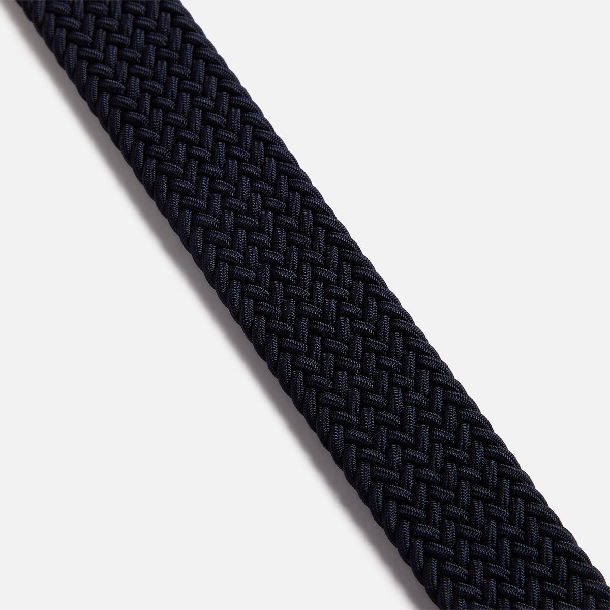 Anderson's Classic Stretch Woven Belt - Navy | Kith