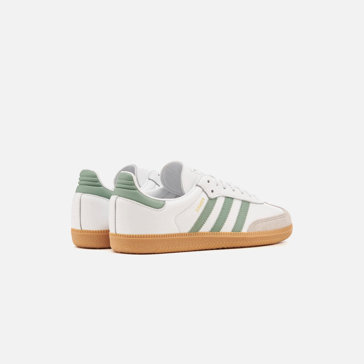 adidas Kids Samba OG - Cloud White / Silver Green / Gum | Kith