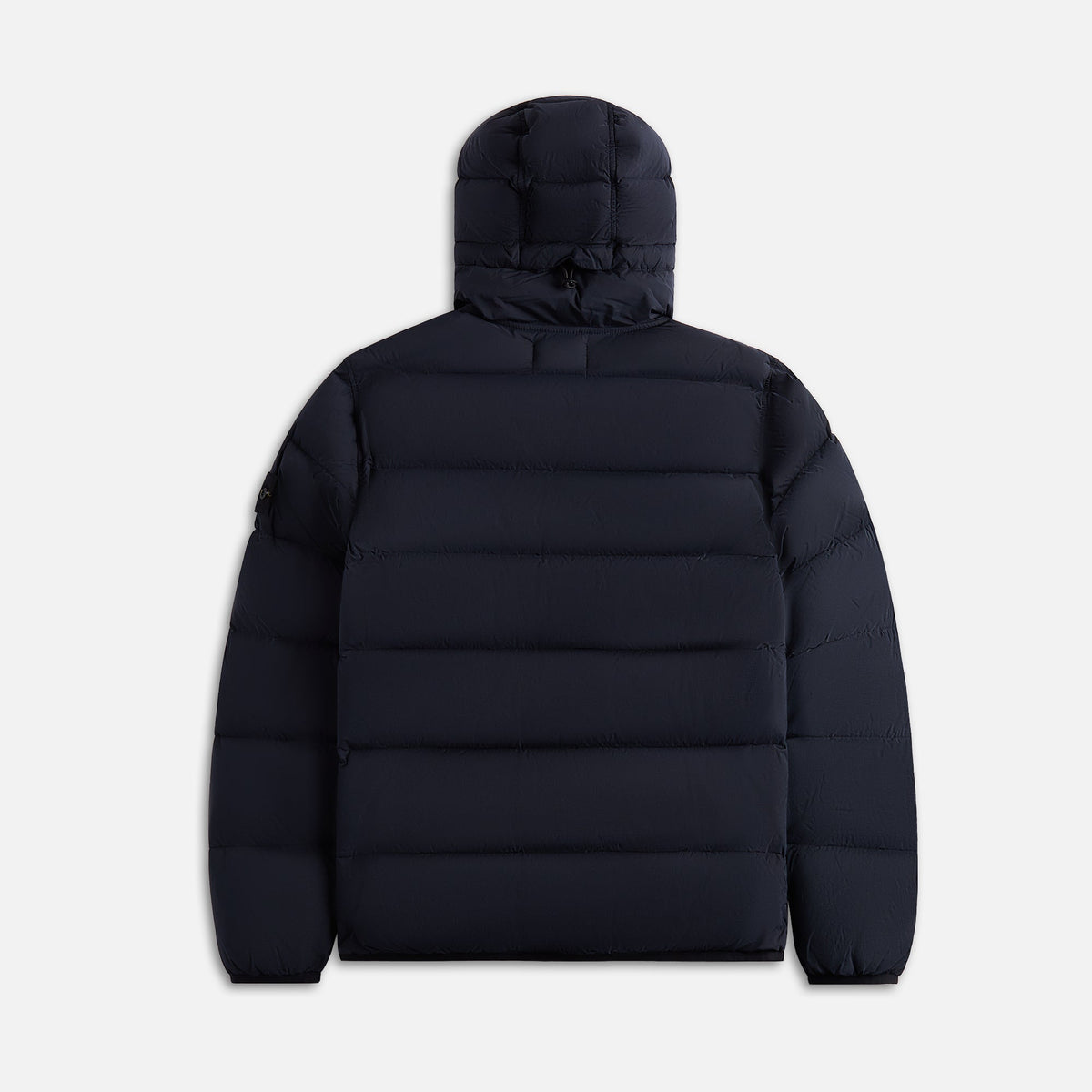 Stone Island Real Down Hooded Jacket - Navy Blue | Kith