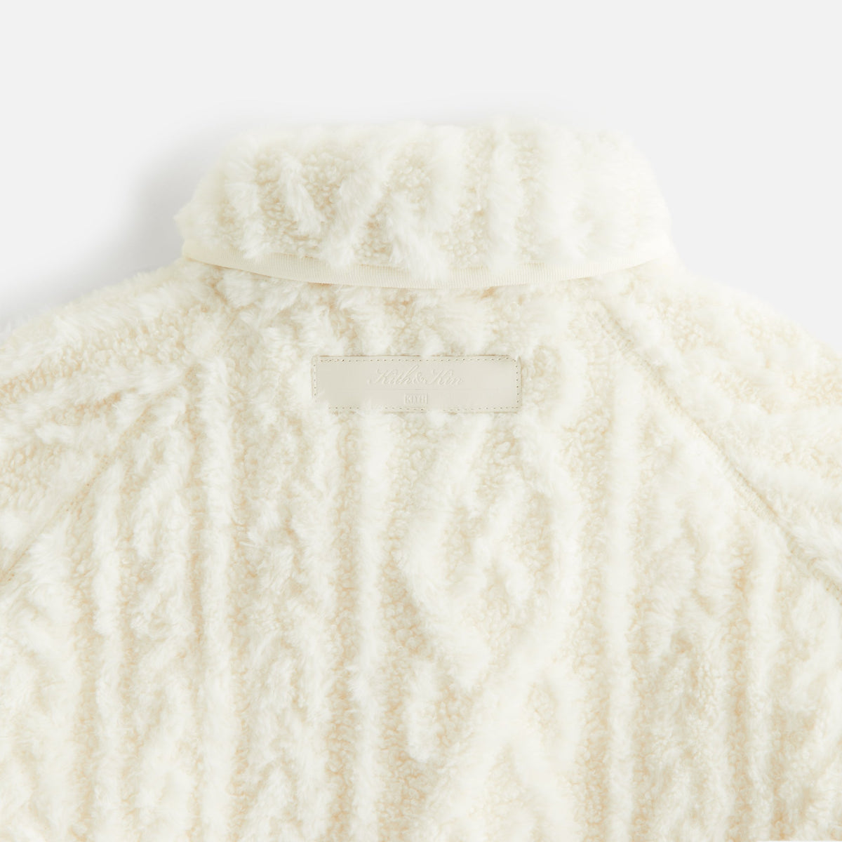 Kith Women Grayson Cable Sherpa Jacket - Sandrift | Kith