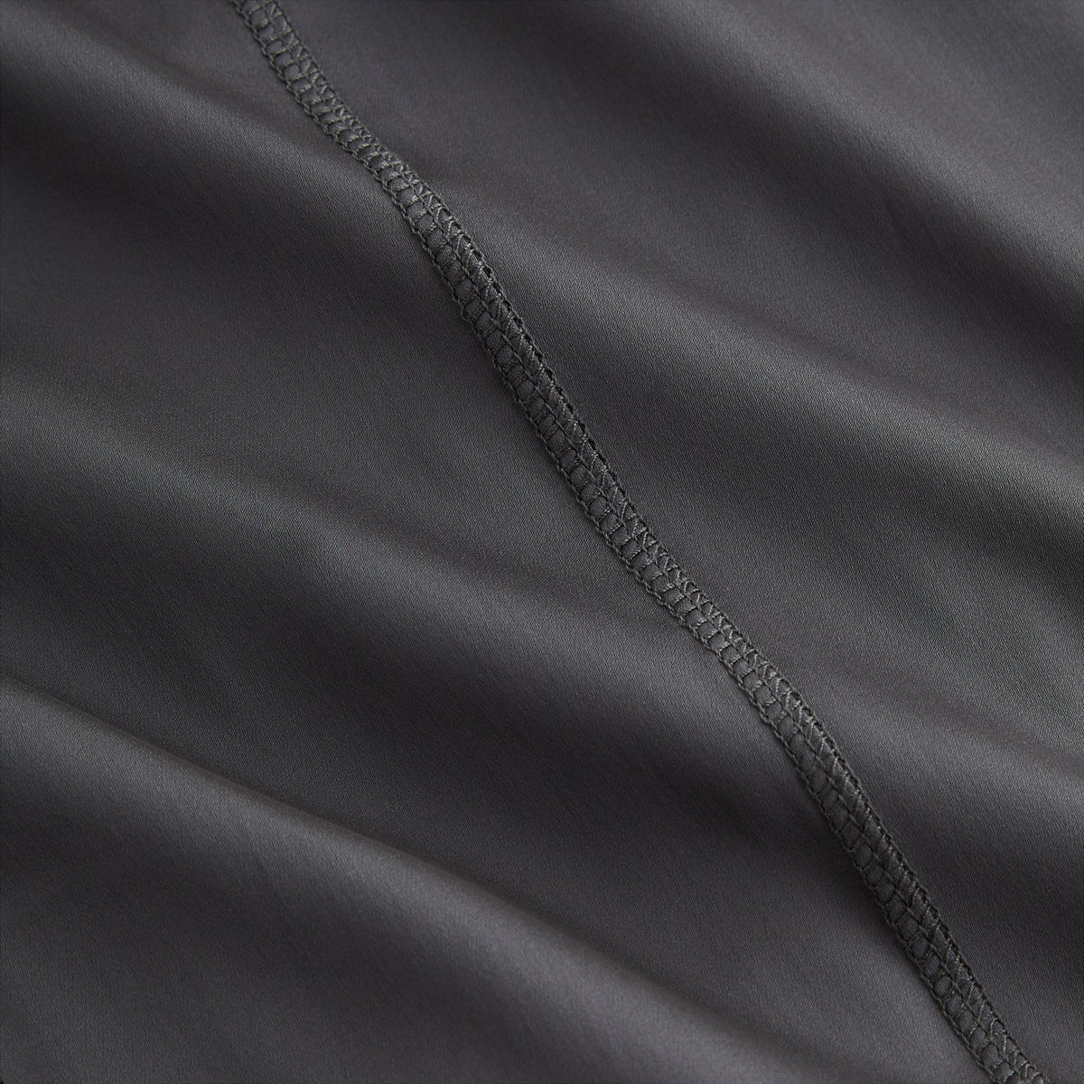 Kith Women Alida Stretch Satin Zip Top - Void | Kith