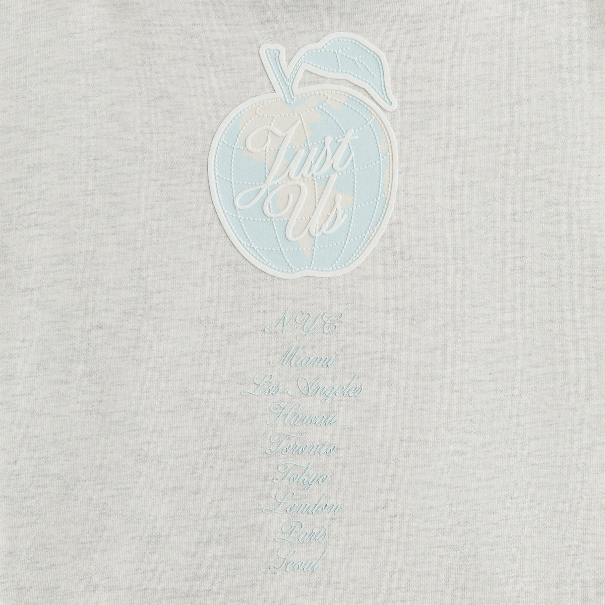 Kith Kids New York to the World Hoodie - Light Heather Grey | Kith
