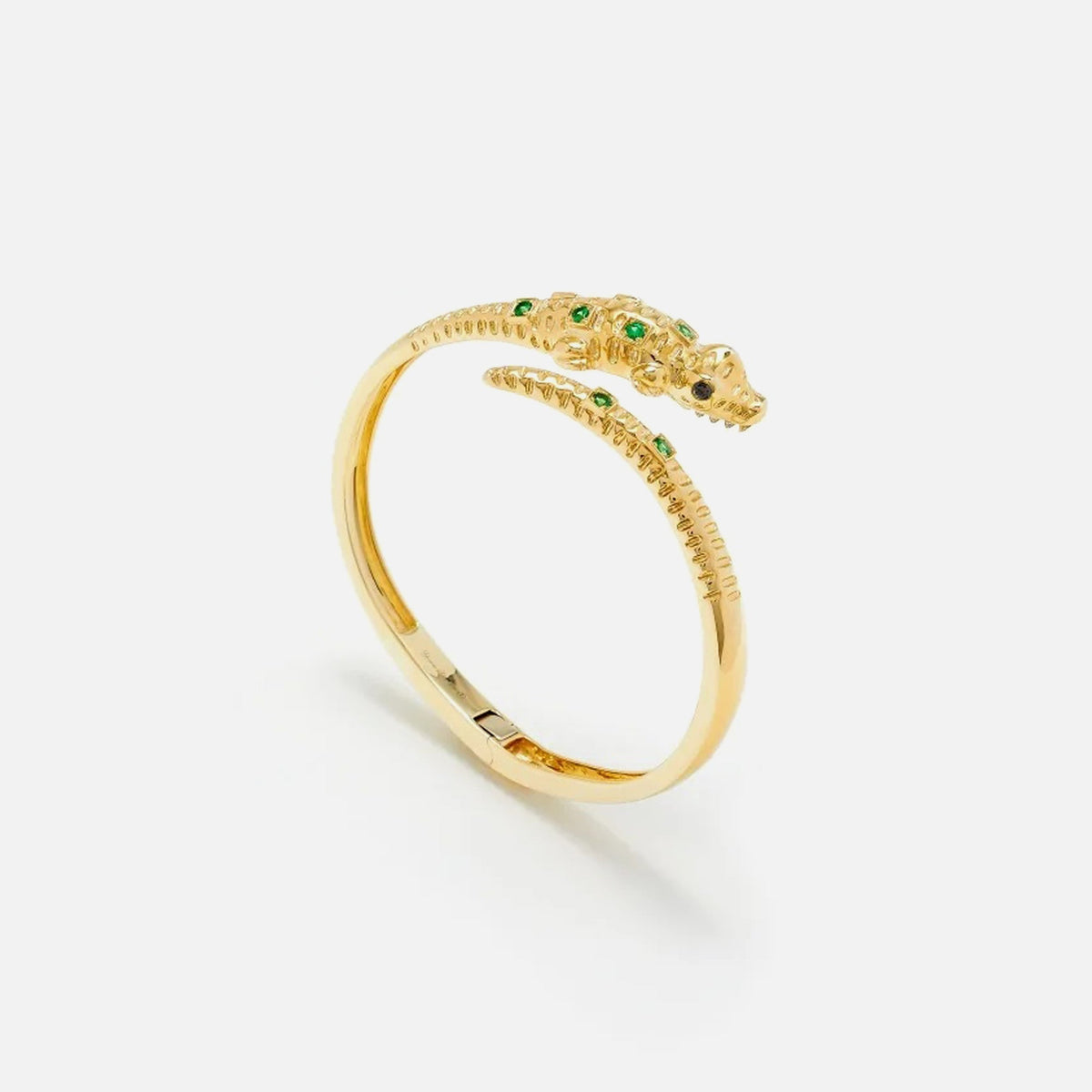 Yvonne Leon Croc Bracelet - Gold | Kith