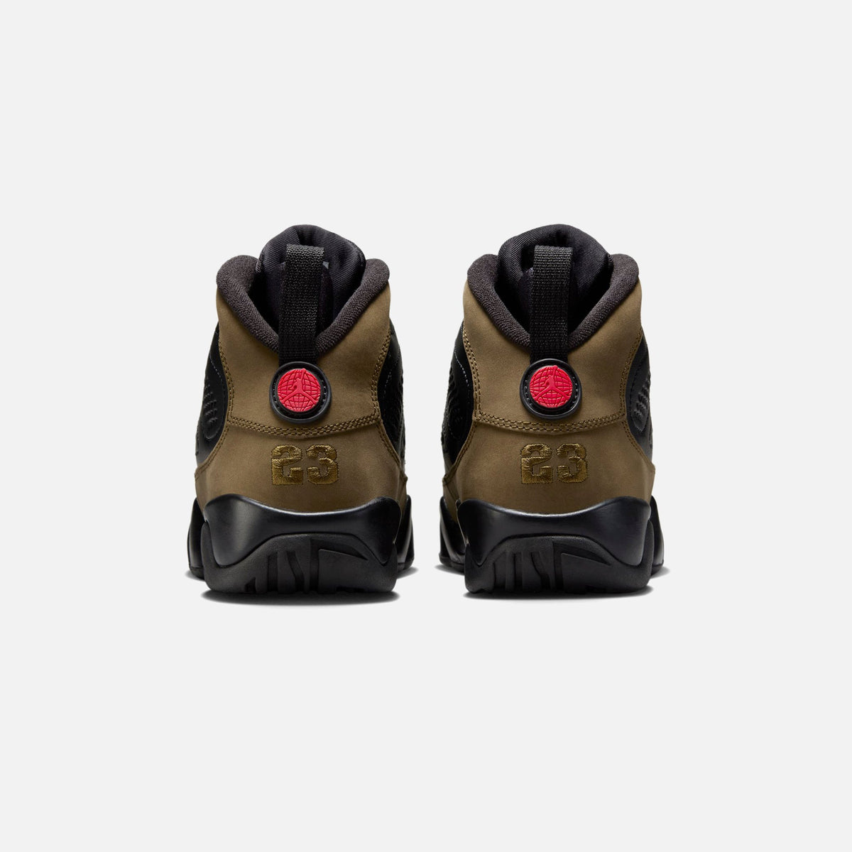 Jordan GS Air Jordan 9 Retro - Black / Light Olive / Varsity Red | Kith