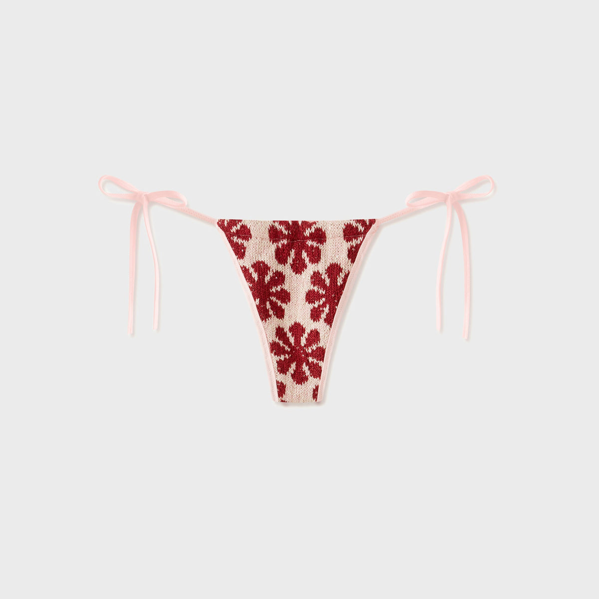 Asta Resort Lio Jacquard Bikini Bottom - Pink Delilah | Kith
