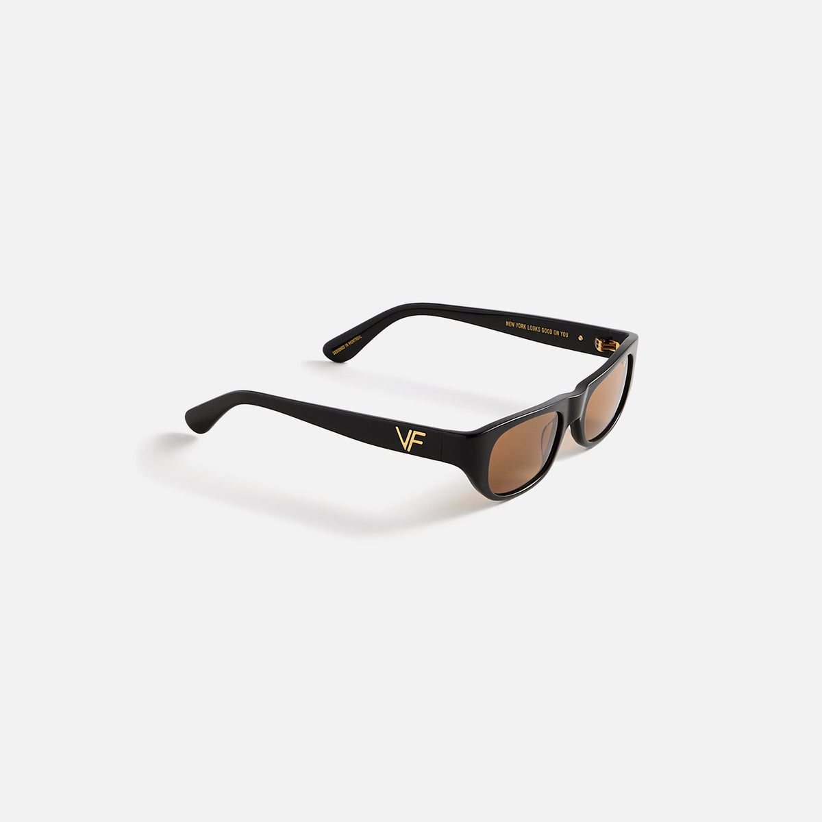 Vintage Frames Bowery Black Acetate - Orange | Kith