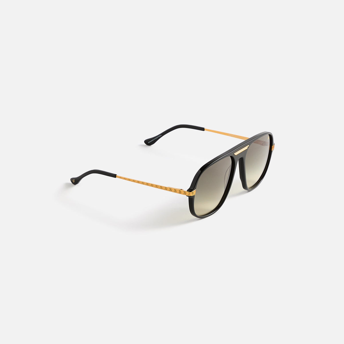 Vintage Frames Lucky Black Acetate - Gray Gradient | Kith