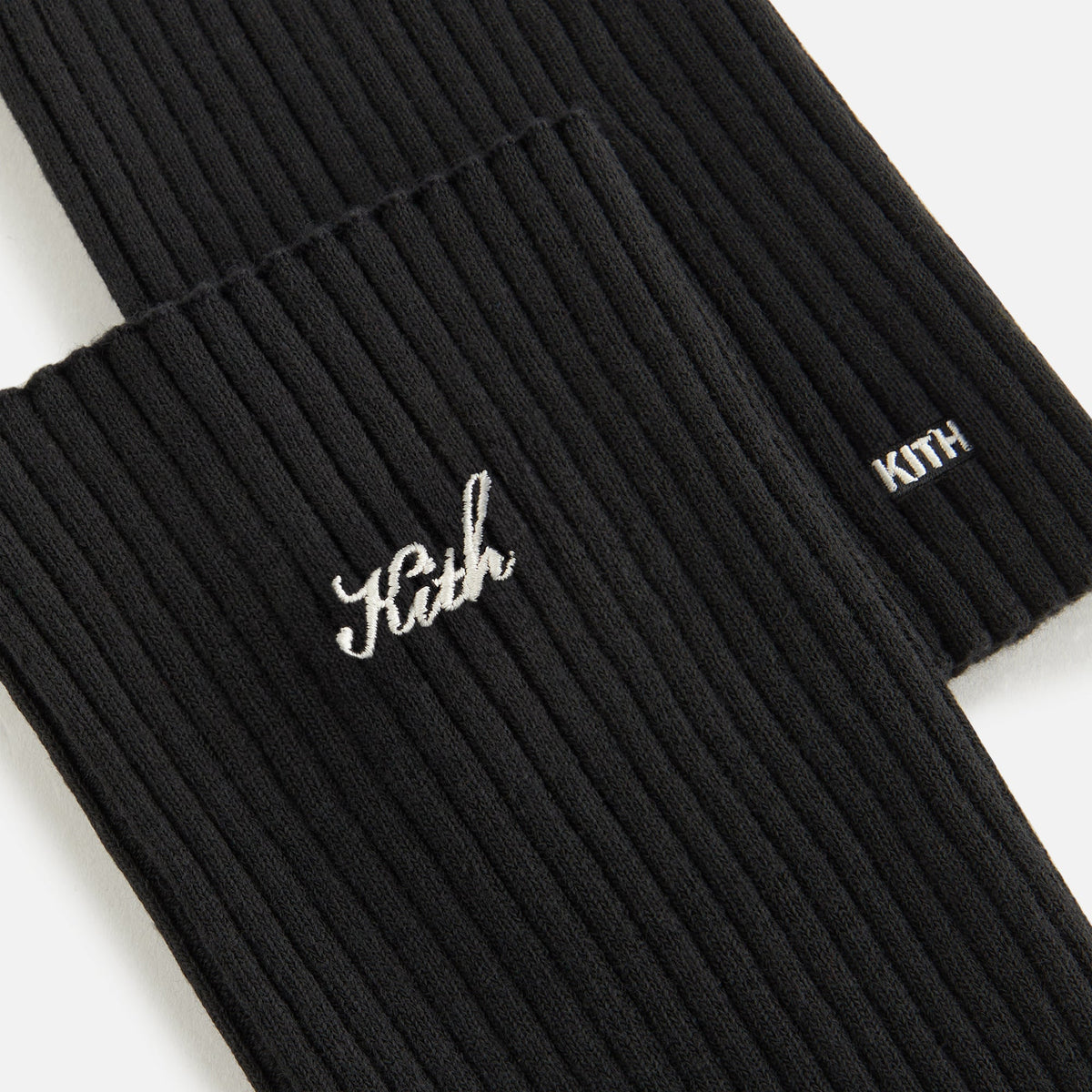 Kith Women Script Logo Leg Warmer - Black | Kith