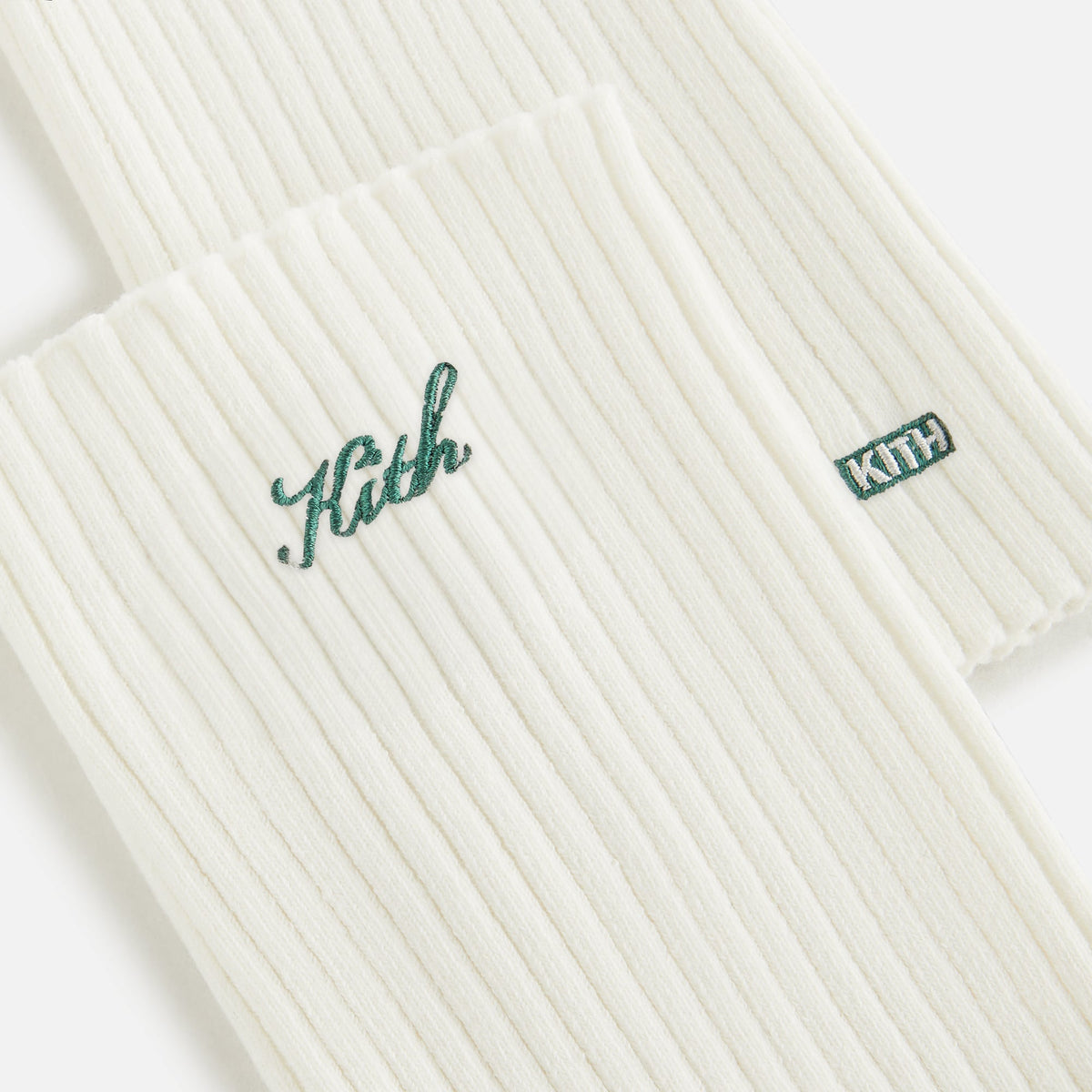 Kith Women Script Logo Leg Warmer - Whisper | Kith