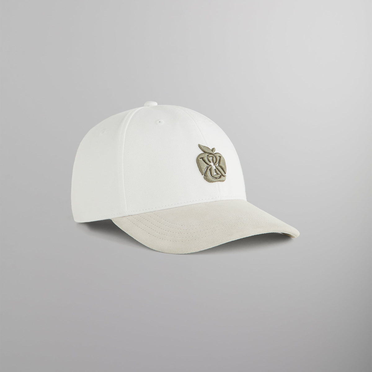 Kith Two Tone Suede Brim Aaron Classic Cap - White | Kith