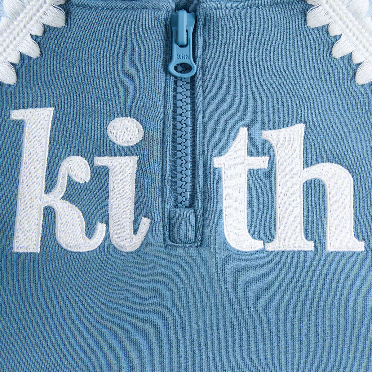 Kith Baby Color-Blocked Vale Nelson Quarter Zip Hoodie - Farrow | Kith