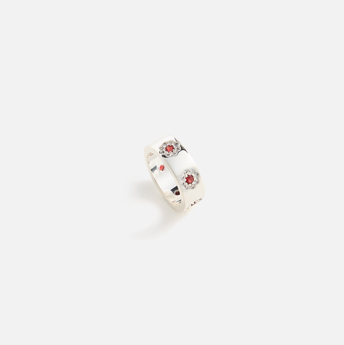 Hatton Labs Daisy Ring - White / Red | Kith