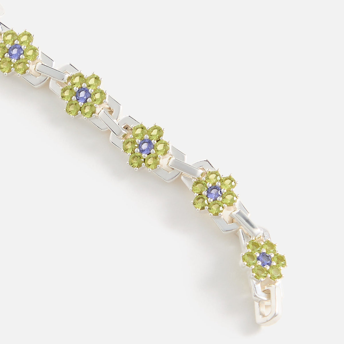 Hatton Labs Daisy Bracelet - Peridot / Tanzanite | Kith