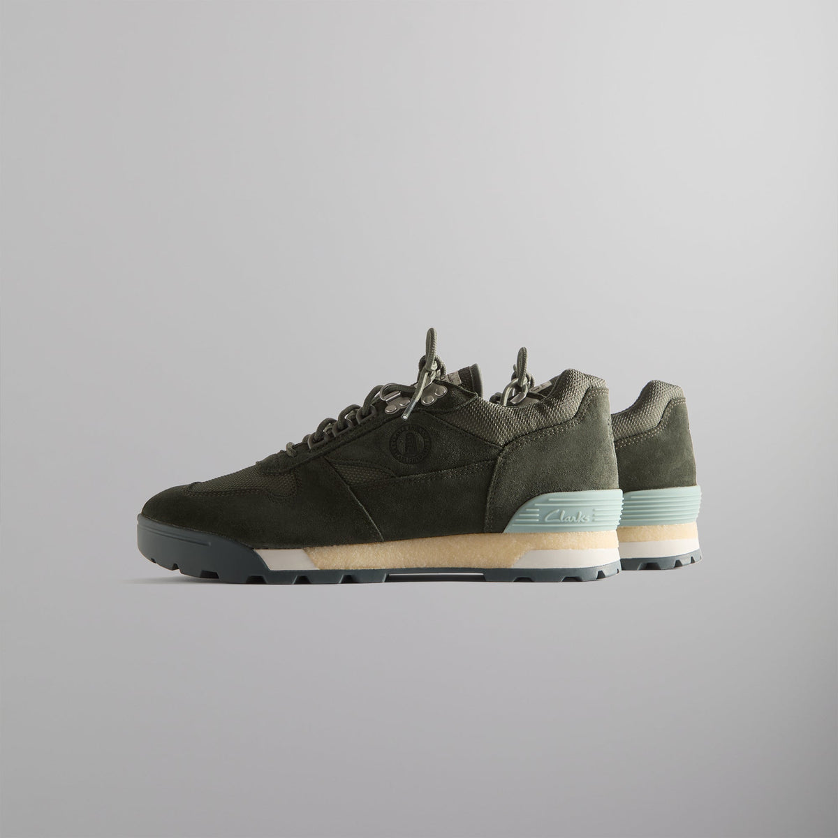 8th St by Ronnie Fieg for Clarks Originals Laddow - Dark Olive Combi | Kith
