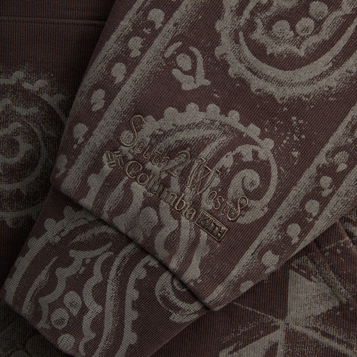 Kith & South2 West8 for Columbia Paisley Nelson Hoodie - Kindling | Kith