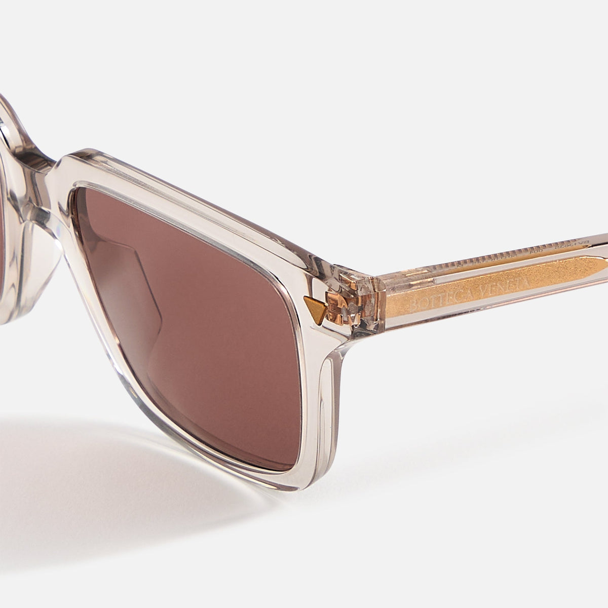Bottega Veneta Rectangular Frames - Grey | Kith
