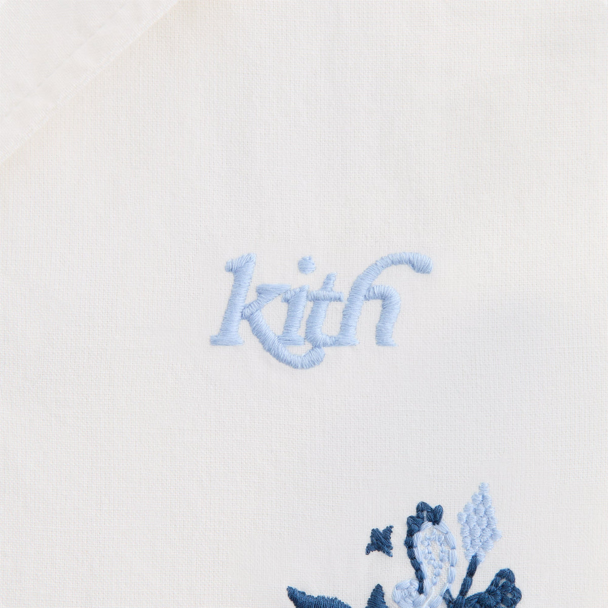 Kith Kids Novelty Thompson Camp Collar Shirt - White | Kith