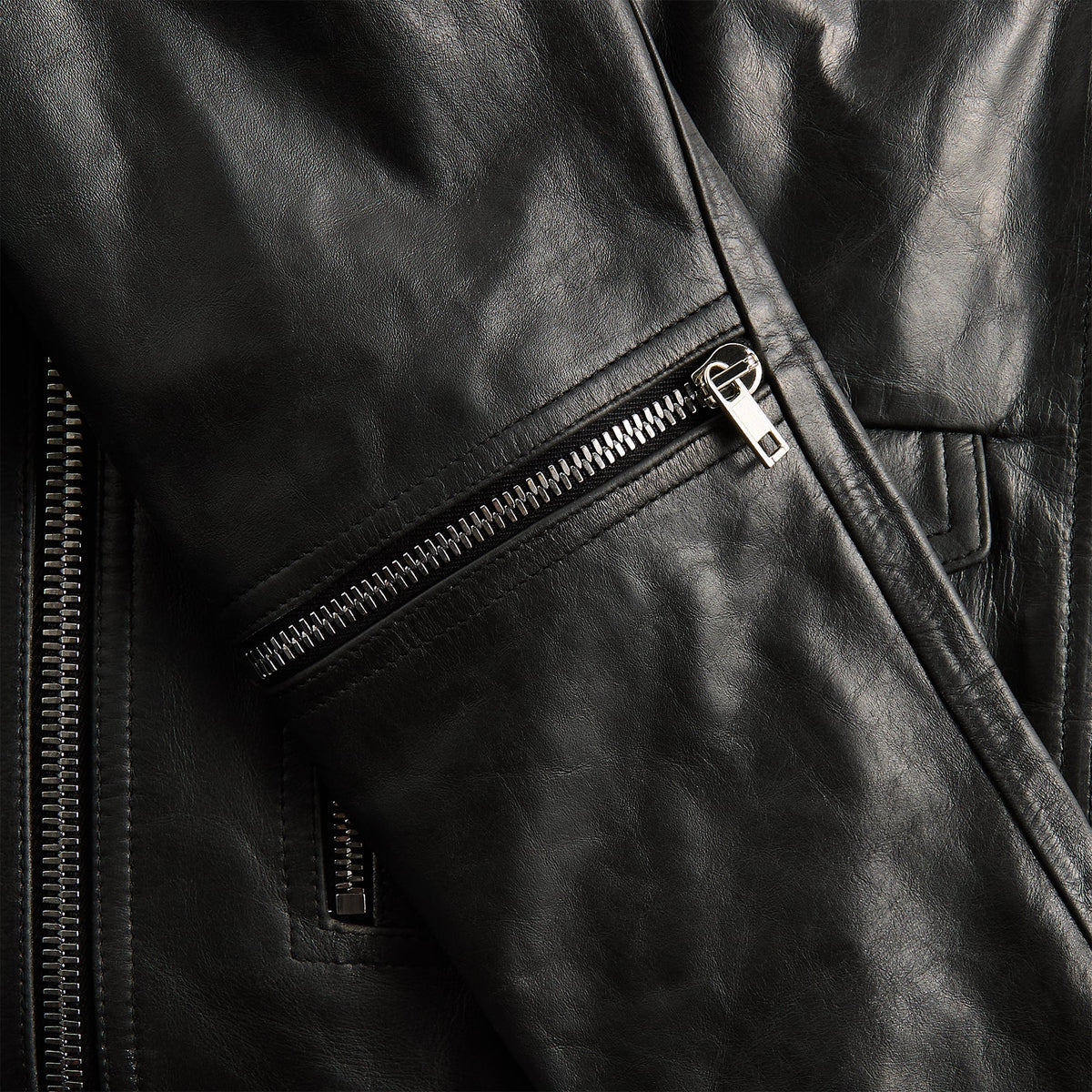 Rick Owens Giacca Pelle Bauhaus Stooges - Black | Kith
