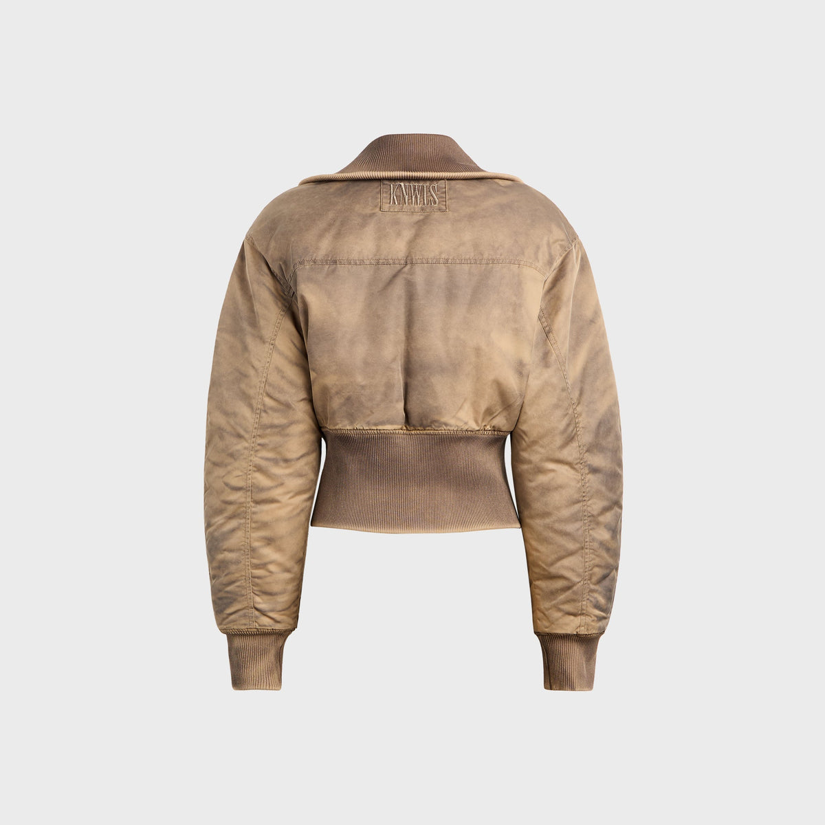 KNWLS Claw Bomber Jacket - Washed Dark Brown | Kith