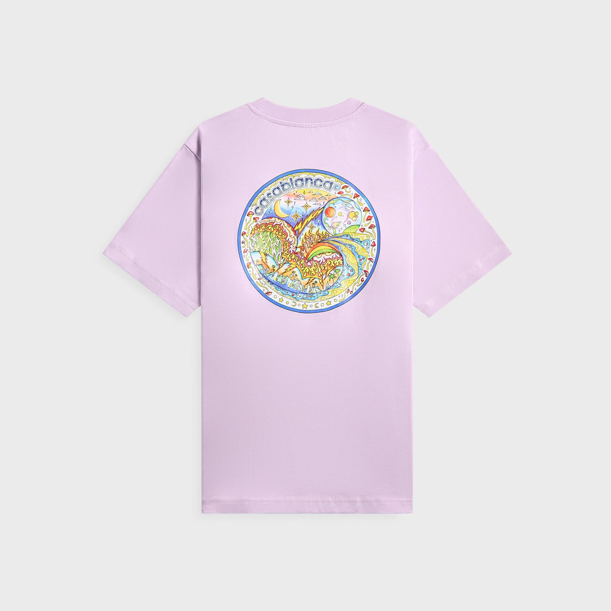 Casablanca The Four Elements Printed Tee - Purple | Kith