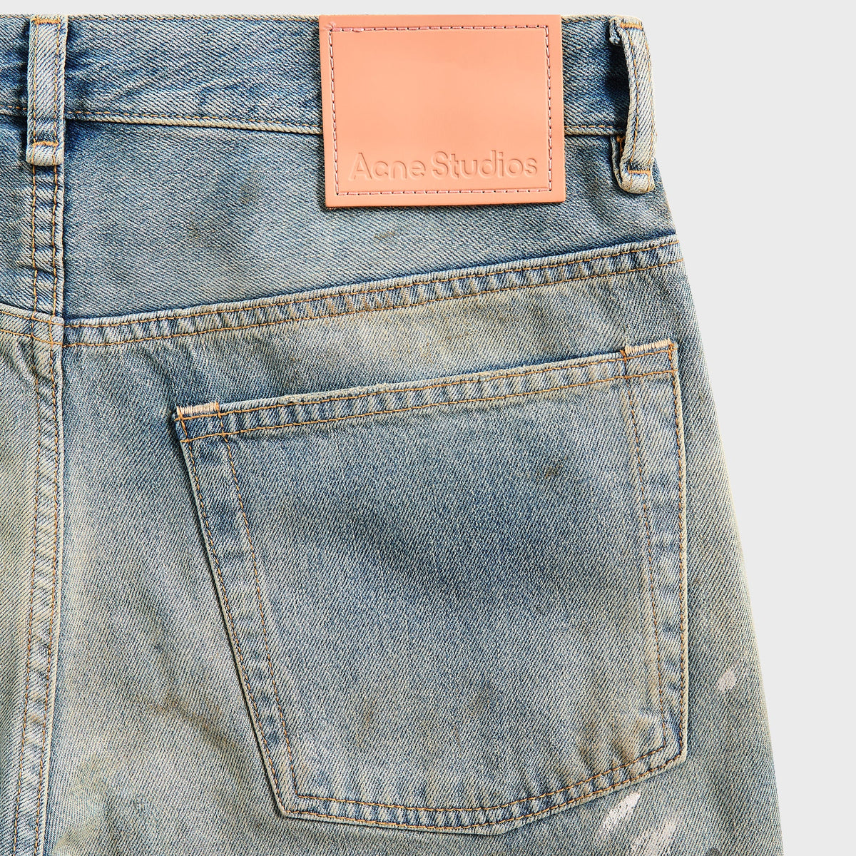 Acne Studios Loose Fit Jeans - Light Blue | Kith