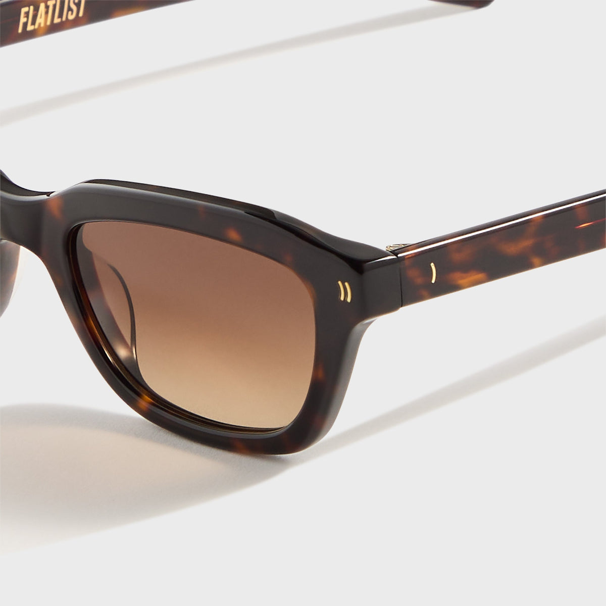 Flatlist Clint - Dark Tortoise / Brown Gradient Lens | Kith