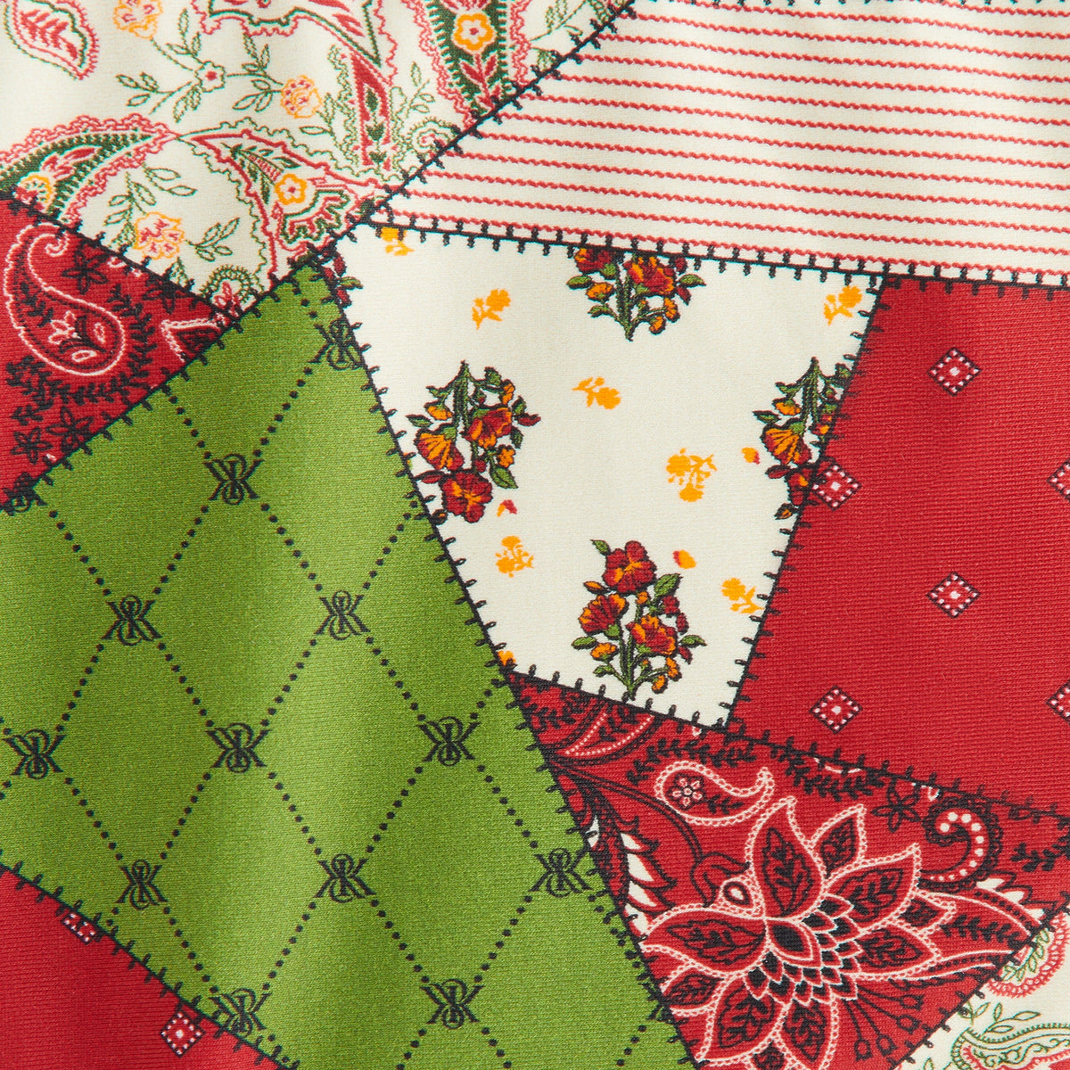 Kith Women Iris Patchwork Scarf Tie Bottom - Kyoho | Kith