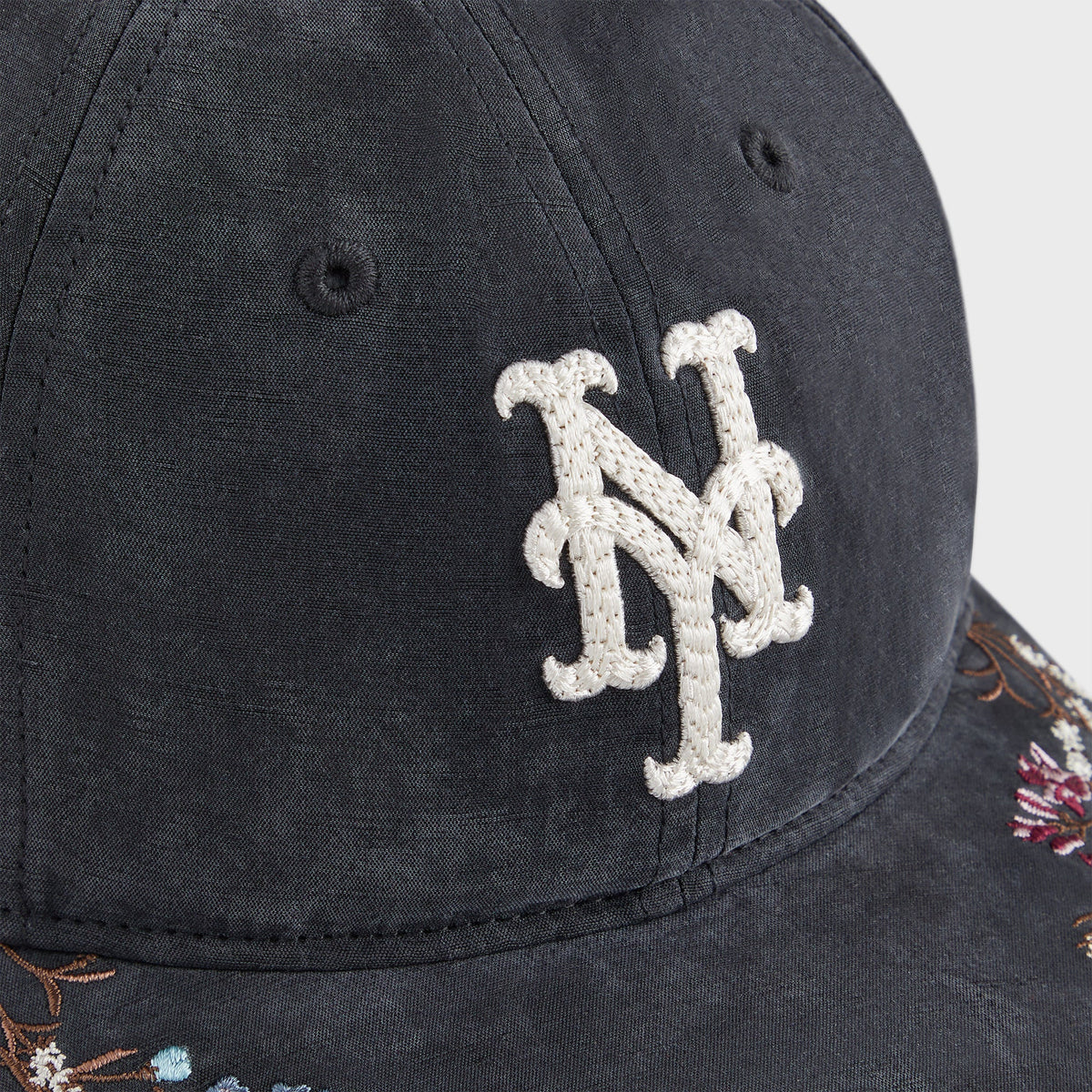 Kith & '47 for the New York Mets Cupro Linen Franchise LS Cap - Black | Kith