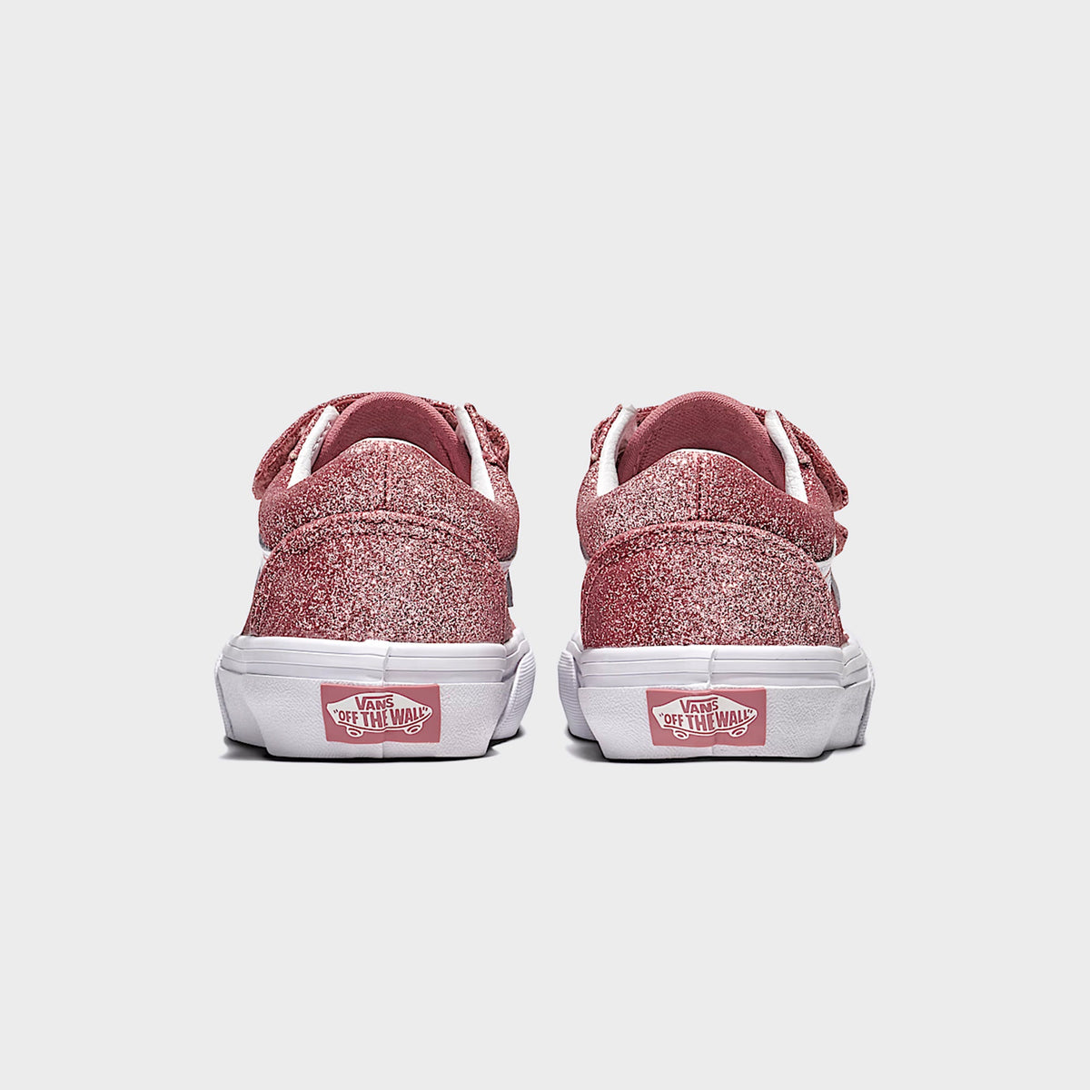 VANS PS Old Skool V Glitter - Rose Gold | Kith