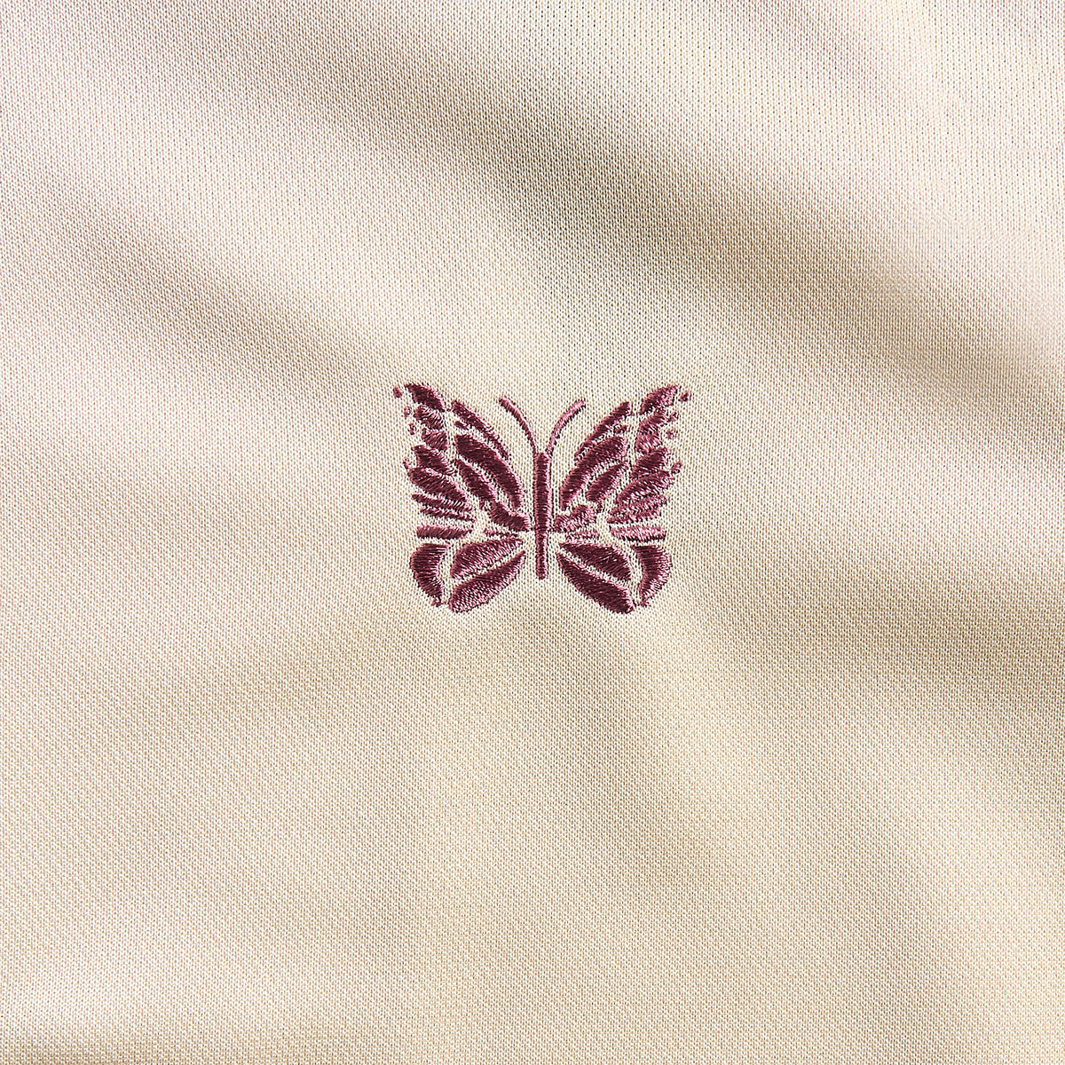 Needles Track Jacket Poly Smooth - Ivory | Kith