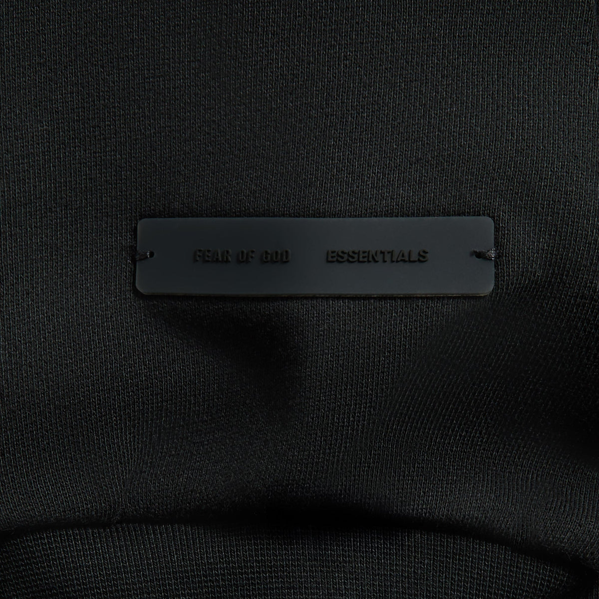 Essentials Classic Fit Fleece Hoodie - Jet Black | Kith