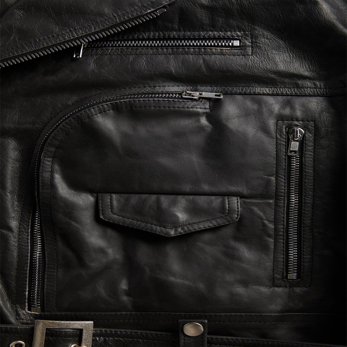 Rick Owens Cropped Jumbo Jacket - Black | Kith
