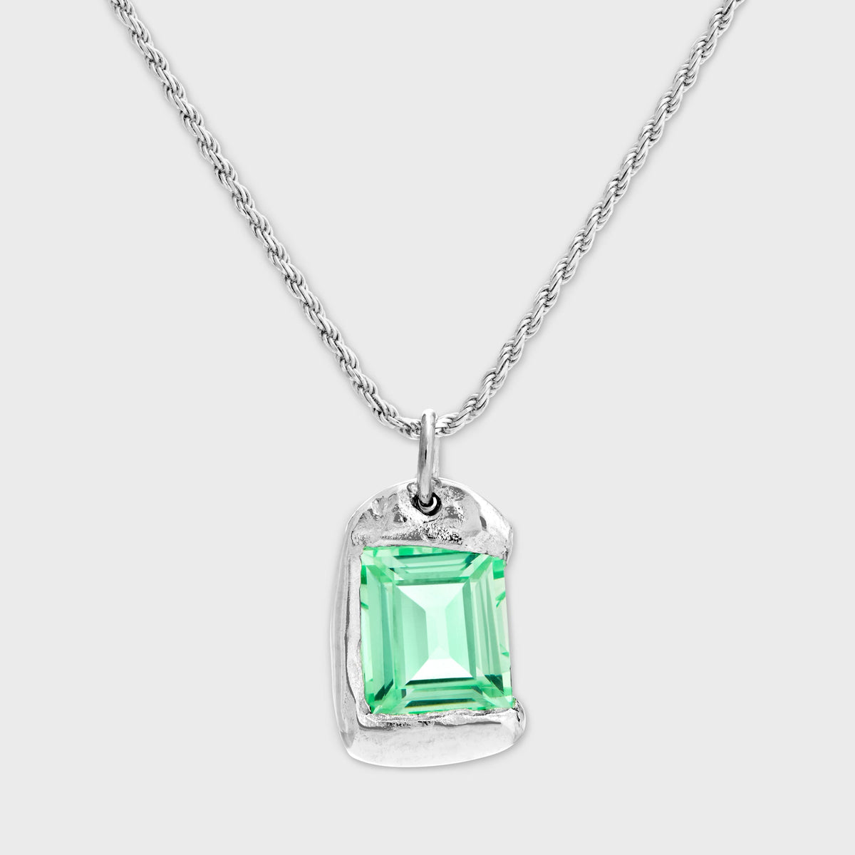 Bleue Burnham Rose Pendant - Green | Kith