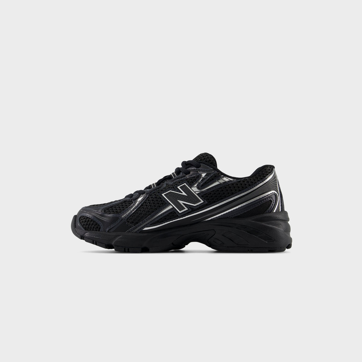 New Balance GS 740 - Black / Silver Metallic | Kith