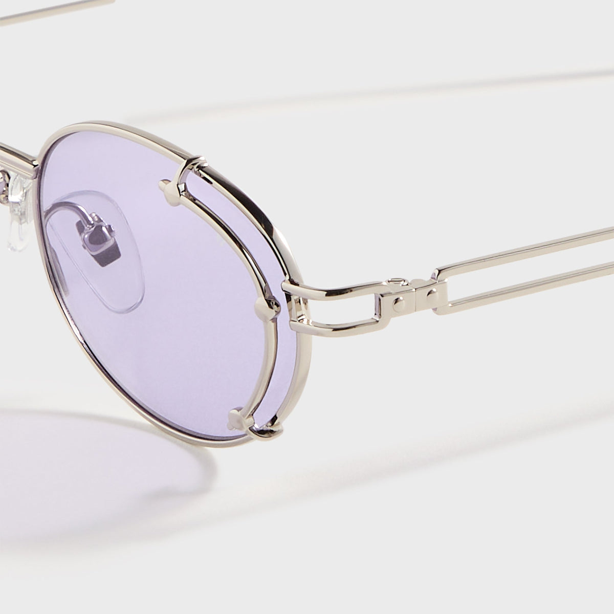 Vintage Frames Knowledge 24KT - White Gold / Deep Purple | Kith