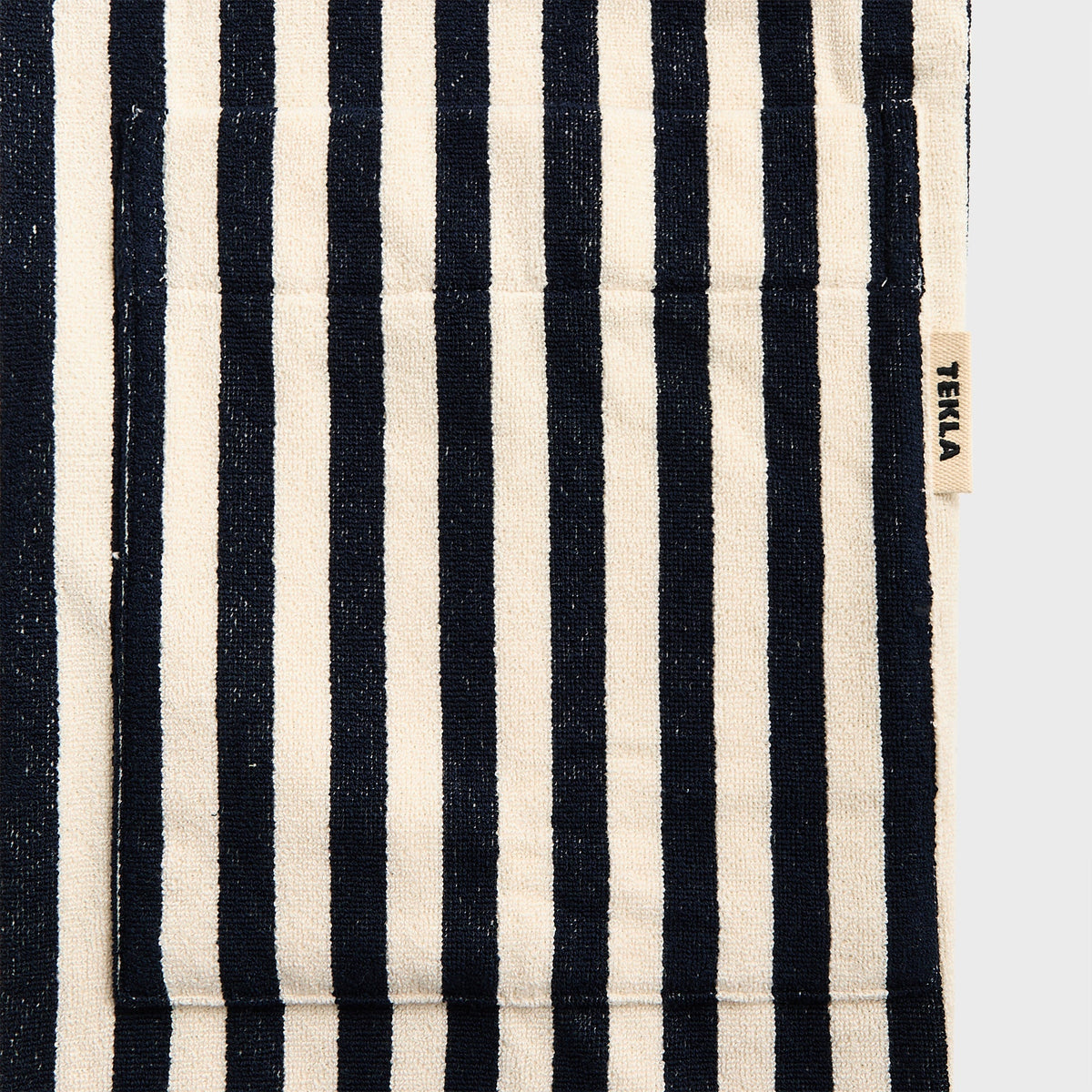 Tekla Hooded Bathrobe - Humbug Stripes | Kith