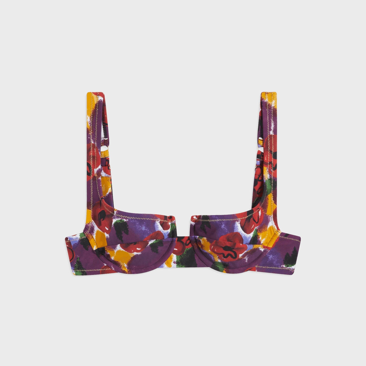 Reina Olga Brigitte Bikini Top - Porto Rafael Print | Kith