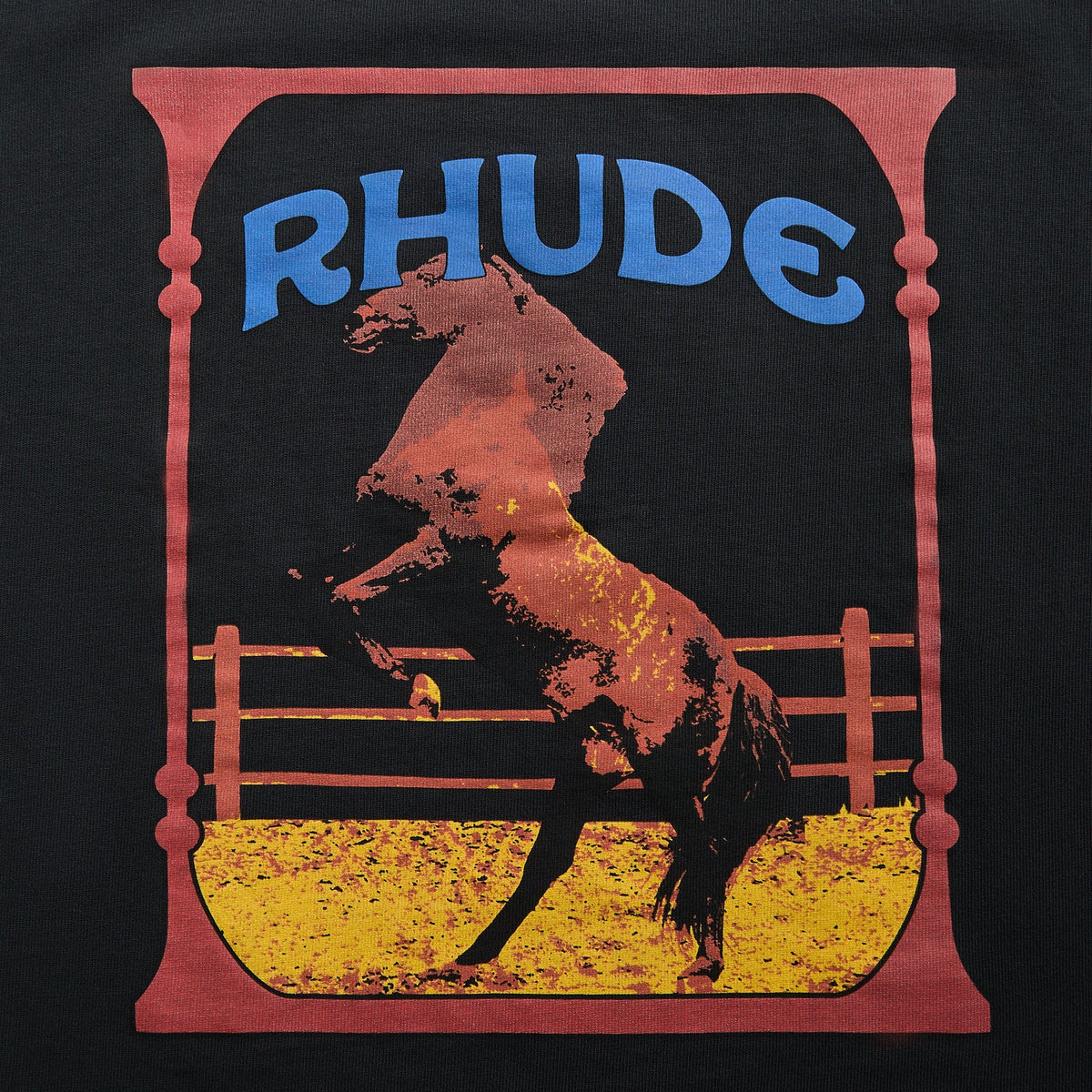 Rhude Cadre Tee - Vintage Black | Kith