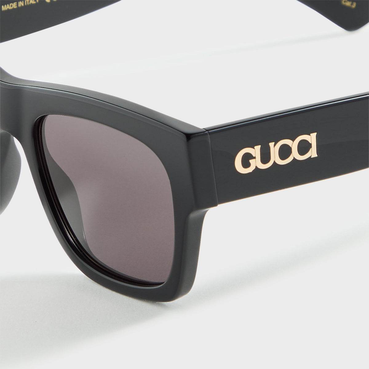 Gucci Rectangle Frames - Black | Kith